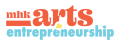 mhk arts & entrepreneurship logo in orange, yellow, and light blue